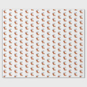 レッドダシュント誕生日 ラッピングペーパー (フラット)