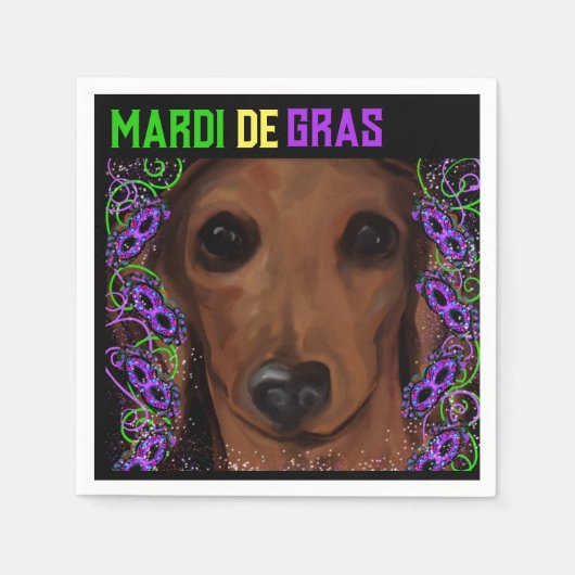 レッドダシュント スタンダードカクテルナプキン (正面)