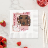 レッドダシュント 縁ありランチョンナプキン (インサイチュ)