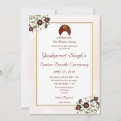 レッドダスターバンディ招待カードのテンプレート 招待状 (正面)