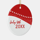 レッドダズリングスターカーブーズオーナメント セラミックオーナメント (右)