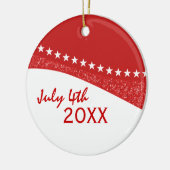 レッドダズリングスターカーブーズオーナメント セラミックオーナメント (左)