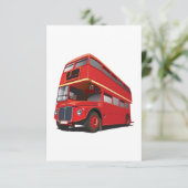 レッドダブルデッカーバス招待状 招待状 (スタンド正面)