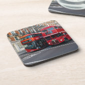 レッドダブルデッカーバス コースター (左側)