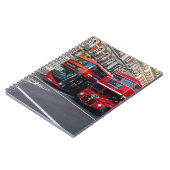 レッドダブルデッカーバス ノートブック (左側)