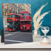 レッドダブルデッカーバス フォトプラーク (側面)