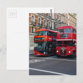 レッドダブルデッカーバス ポストカード (正面/裏面)