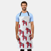 レッドダラウマズエプロン エプロン (着用した状態)
