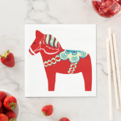 レッドダラホース紙ナプキンス スタンダードランチョンナプキン (インサイチュ)