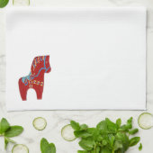 レッドダラホース キッチンタオル (折り畳み)