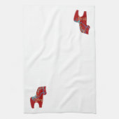 レッドダラホース キッチンタオル (縦)
