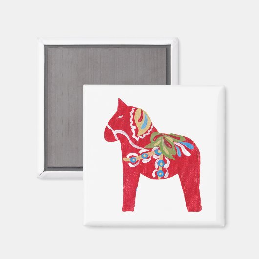 レッドダラ馬 マグネット (正面/裏面)