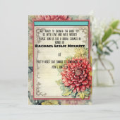 レッドダリアエフエマラブライダルシャワー 招待状 (スタンド正面)