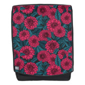 レッドダリアガーデン/ブルー離れの バックパック (正面)