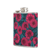 レッドダリアガーデン/ブルー離れの フラスク (左)