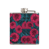 レッドダリアガーデン/ブルー離れの フラスク (裏面)