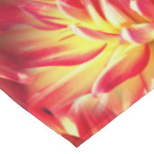 レッドダリアフラワー抽象芸術自然パターン テーブルクロス (アングル)