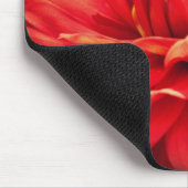 レッドダリアフラワー  マウスパッド (コーナー)