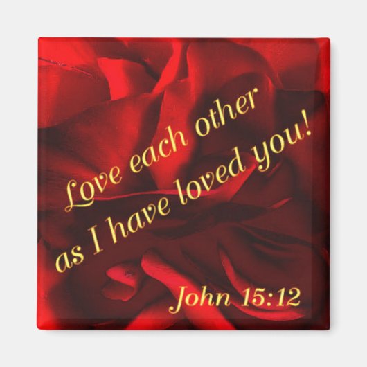 レッドダリア マグネット (正面)