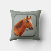 レッドダンチェスナッツソレルウェスタンクォーターホース クッション (裏面)