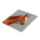 レッドダンチェスナッツソレルウェスタンクォーターホース タイル (側面)