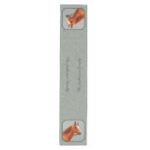 レッドダンチェスナッツソレルウェスタンクォーターホース ミディアムテーブルランナー (正面)