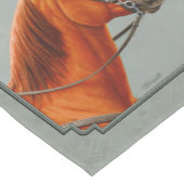 レッドダンチェスナッツソレルウェスタンクォーターホース ミディアムテーブルランナー (コーナー)