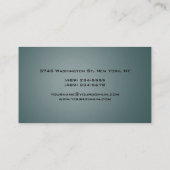 レッドダーク石板グレークリエイティブマネージャの名刺 名刺 (裏面)