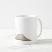 レッドダートバイクテーマ名前をカスタムするマグ コーヒーマグカップ (正面右)