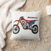 レッドダートバイク クッション (ブランケット)