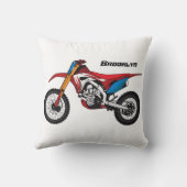 レッドダートバイク クッション (裏面)