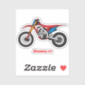 レッドダートバイク シール (シート)