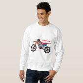 レッドダートバイク スウェットシャツ (正面フル)