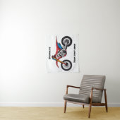 レッドダートバイク タペストリー (インサイチュ)