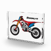 レッドダートバイク フォトブロック (右)