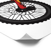 レッドダートバイク ポスター (角)