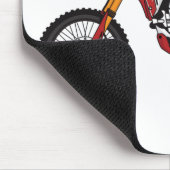 レッドダートバイク マウスパッド (コーナー)