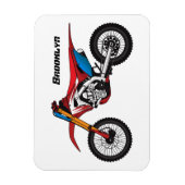 レッドダートバイク マグネット (縦)