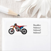 レッドダートバイク ラベル (インサイチュ)