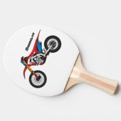 レッドダートバイク 卓球ラケット (横)