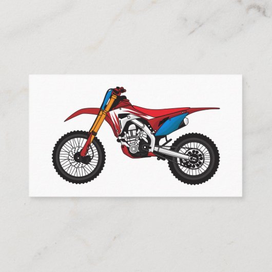 レッドダートバイク 名刺 (裏面)