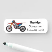 レッドダートバイク 名札 (インサイチュ)