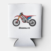 レッドダートバイク 缶クーラー (正面)