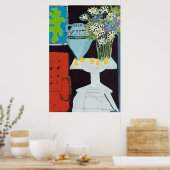 レッドチェアマティススタイル ポスター (キッチン)