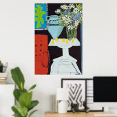 レッドチェアマティススタイル ポスター (ホームオフィス)