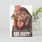 レッドチキンヘンパーティーガールズナイトバチェロレッテ 招待状 (スタンド正面)