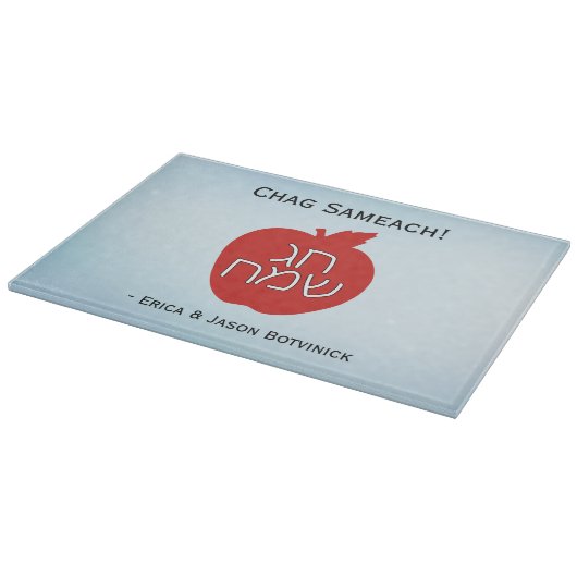 レッドチャグサマーピーアップルグラス カッティングボード (角)