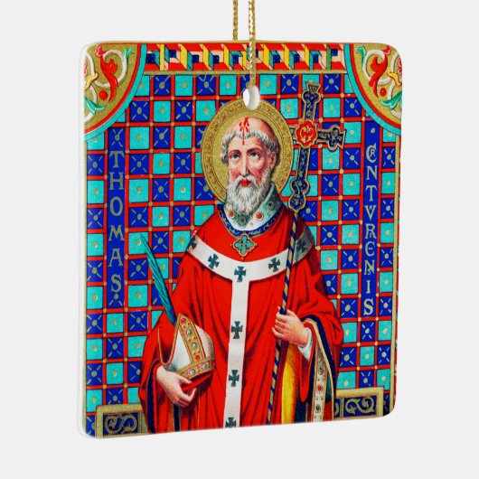 レッドチャズブルのセントトーマス・ベケット(K 34) セラミックオーナメント (右)