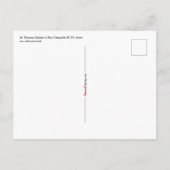 レッドチャズブルのセントトーマス・ベケット(K 34) ポストカード (裏面)