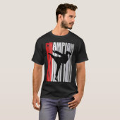 レッドチャンピオン空手スパーリング誕生日大会 Tシャツ (正面フル)
